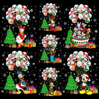 Load image into Gallery viewer, 22 Balloon Christmas Cartoon And Princess Designs Bundle Png
