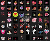 Load image into Gallery viewer, 220 Valentine&#39;s Day Cartoon Designs Bundle PNG designspacks
