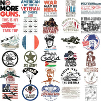 Load image into Gallery viewer, 220 Peace War History Military Designs Bundle PNG

