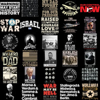 Load image into Gallery viewer, 220 Peace War History Military Designs Bundle PNG
