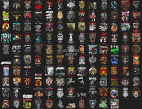 Load image into Gallery viewer, 220 Rock Metal V4 Halftone Designs Bundle PNG
