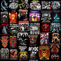 Load image into Gallery viewer, 220 Rock Metal V4 Halftone Designs Bundle PNG DESIGNSPACKS
