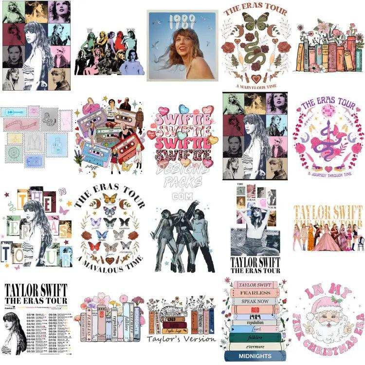 220 Taylor Music Artist Era Tour Designs Bundle Png