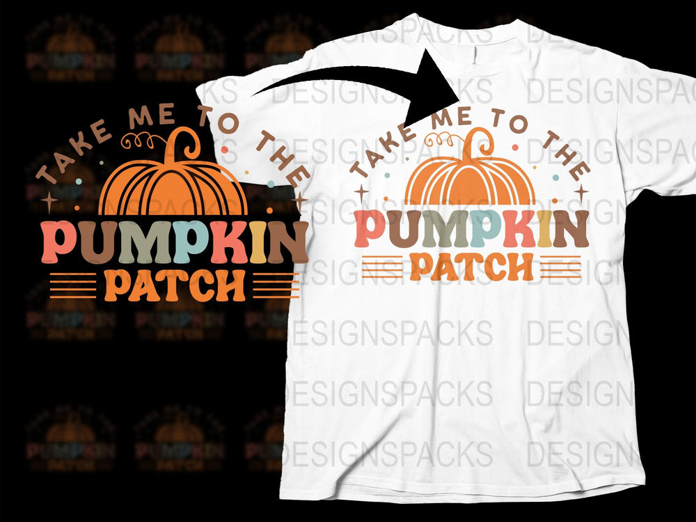 Take Me to the Pumpkin Patch T-Shirt, Fall Season Graphic Tee, Unisex Autumn Festival Outfit