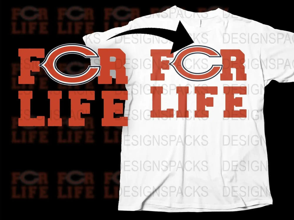 FCR Life Bold Red Letter Graphic T-Shirt, Urban Street Style, Casual White Tee for Everyday Wear