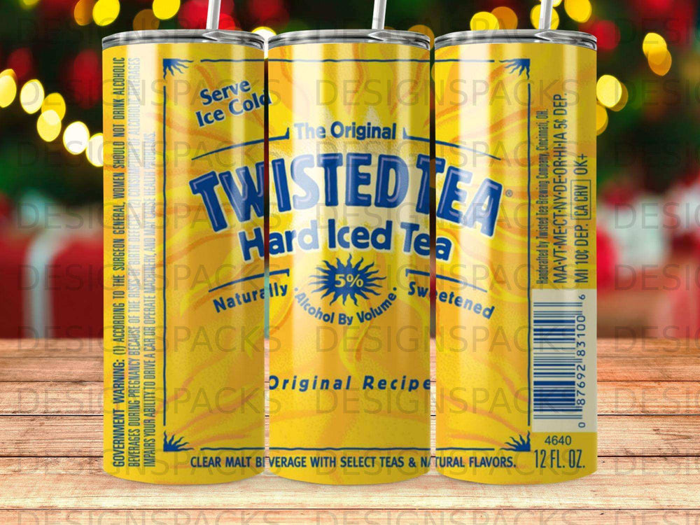 Twisted Tea Hard Iced Tea can with 5% alcohol by volume.