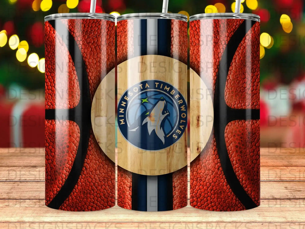 Minnesota Timberwolves Basketball Tumbler product type