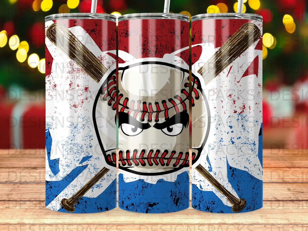 Distressed US Flag Baseball Bats Angry Baseball product