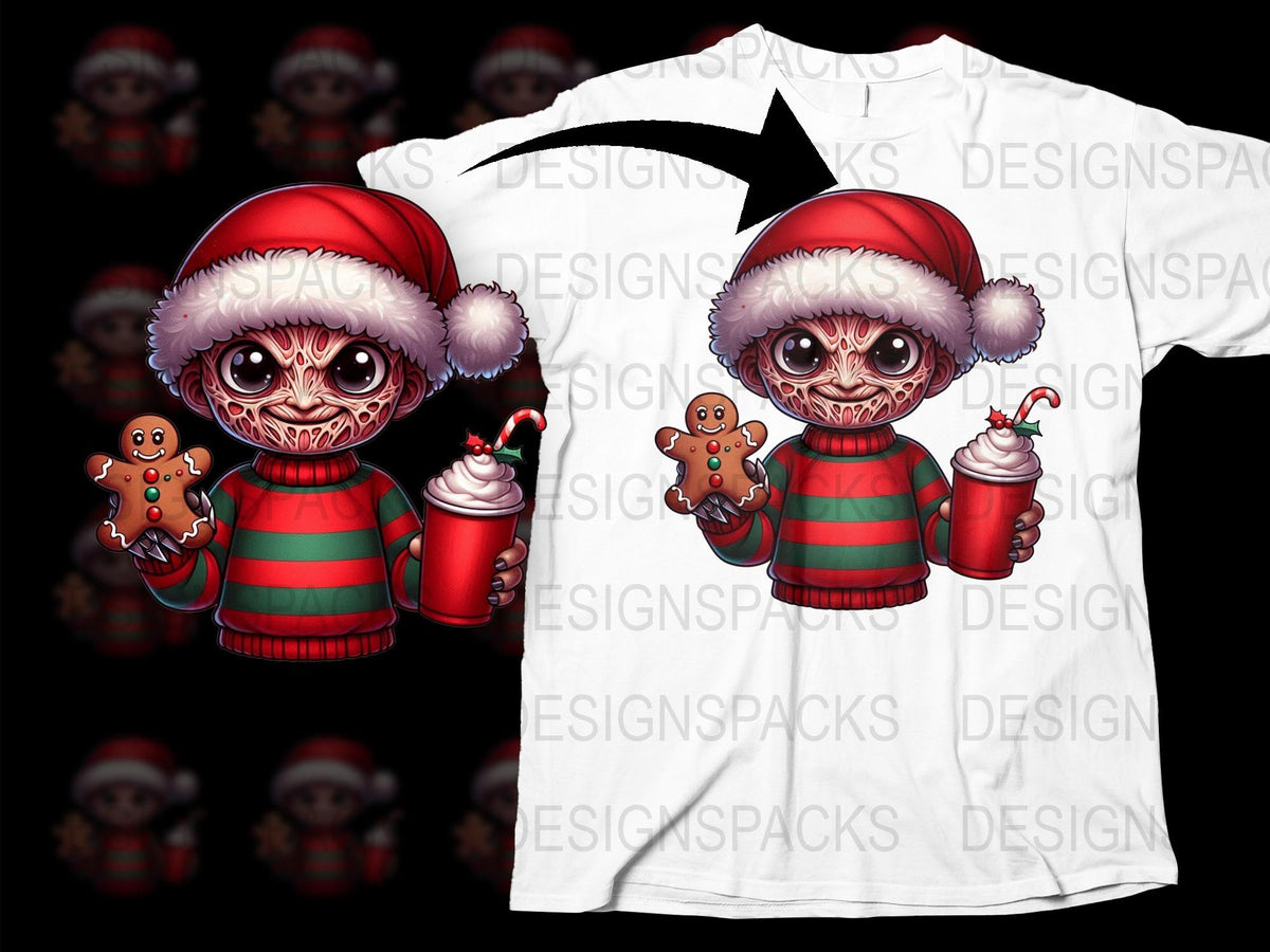 Zombie Santa Christmas T-Shirt, Creepy Holiday Tee, Unique Festive Apparel, Men Women Unisex Sizes