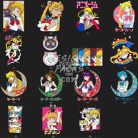 Load image into Gallery viewer, 23 SAILOR MOON Designs Bundle PNG designspacks
