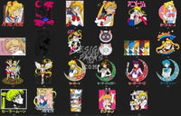 Load image into Gallery viewer, 23 SAILOR MOON Designs Bundle PNG designspacks
