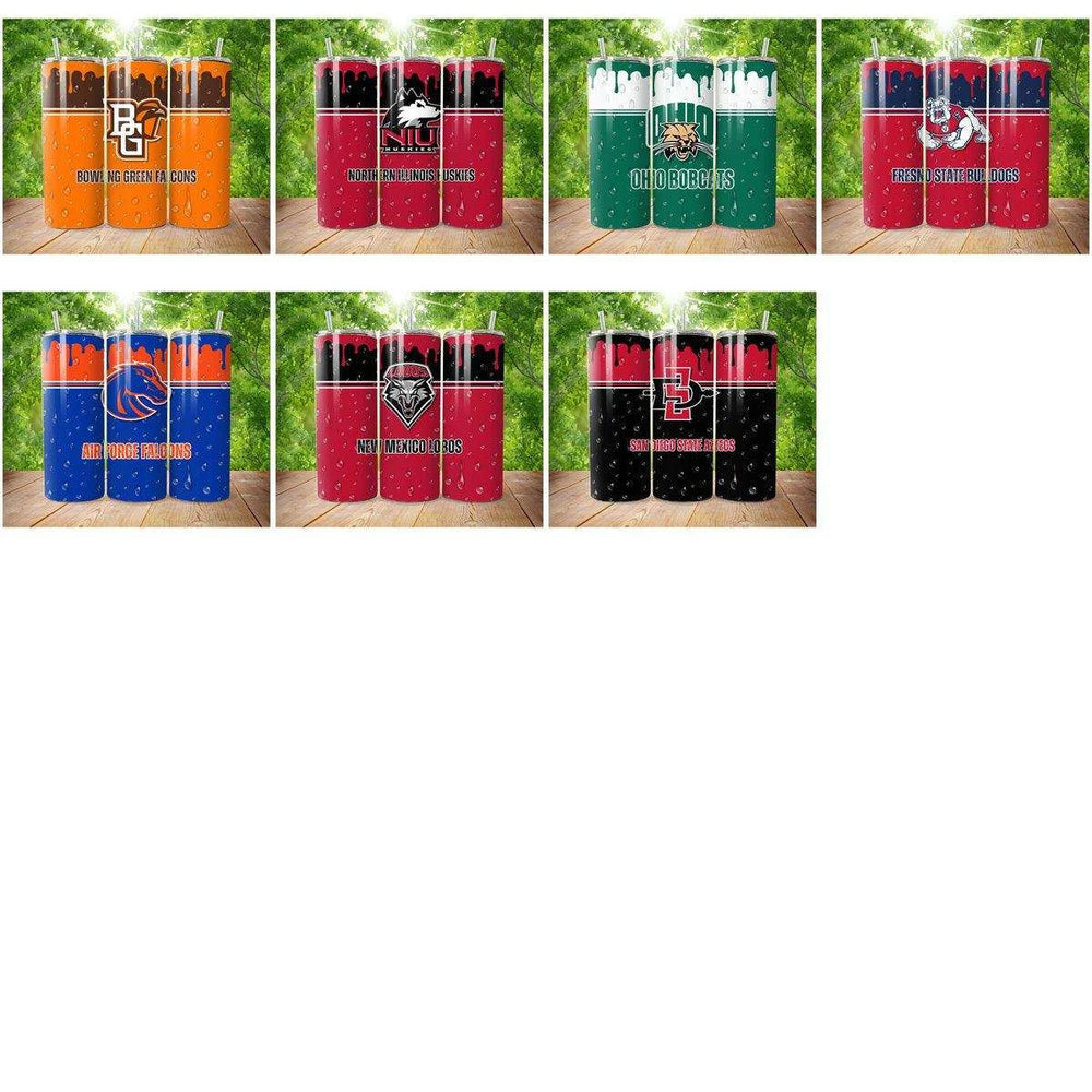23 College Drip Tumbler Wrap Designs Bundle JPG