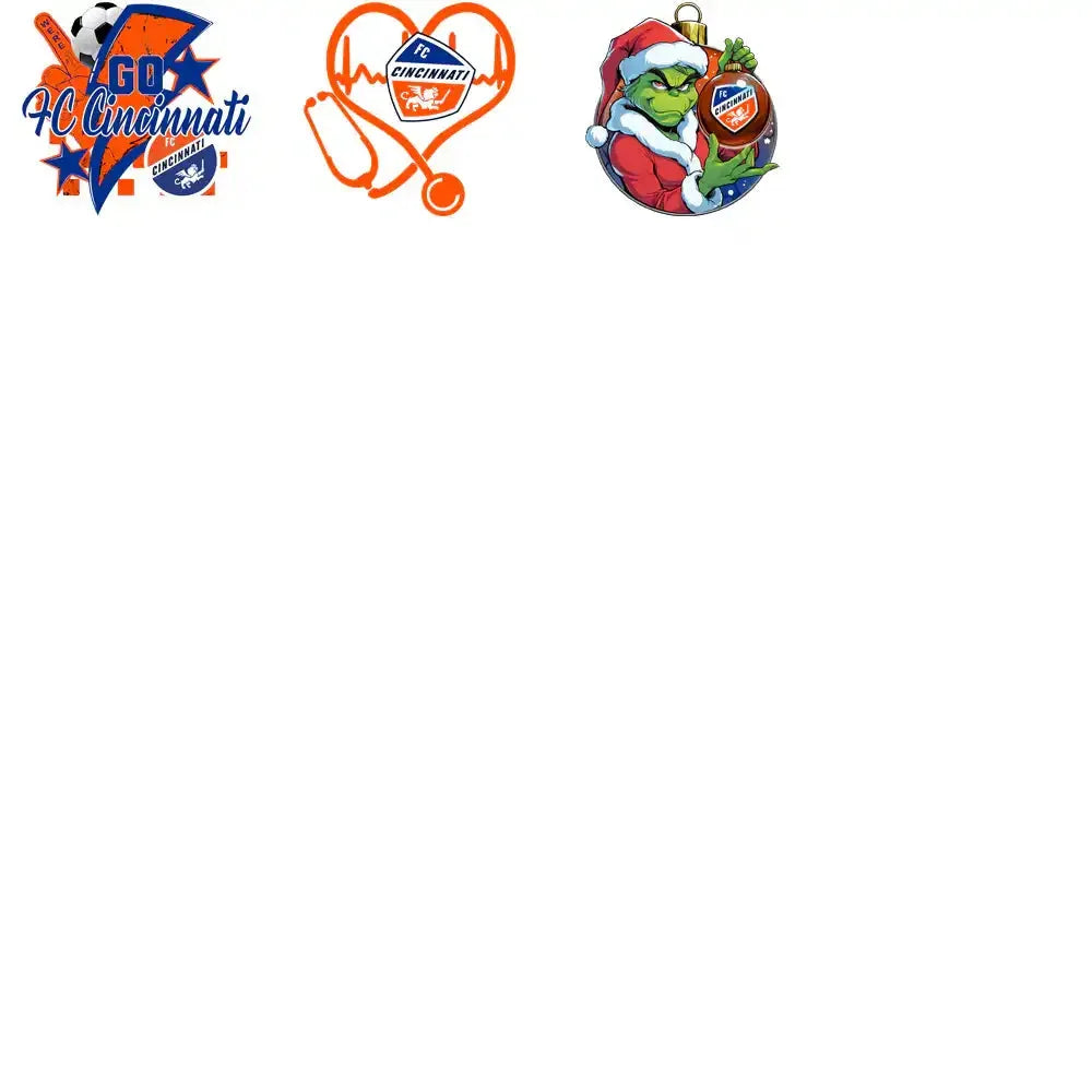 22 FC Cincinnati Soccer Designs Bundle PNG