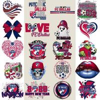 Load image into Gallery viewer, 22 FC Dallas Soccer Designs Bundle PNG
