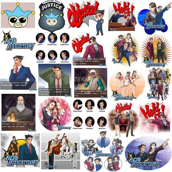 23 Gaming Attorney Designs Bundle PNG