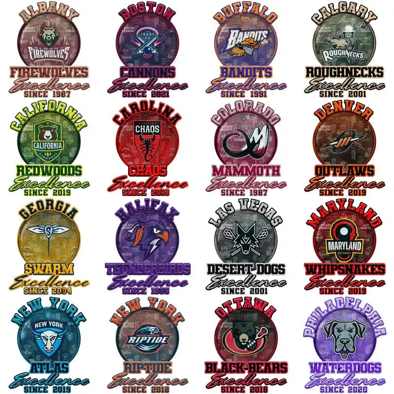 23 Lacrosse League Excellence Designs Bundle PNG