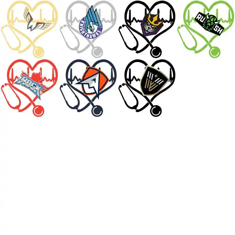 23 Lacrosse League Heart Beat Designs Bundle PNG