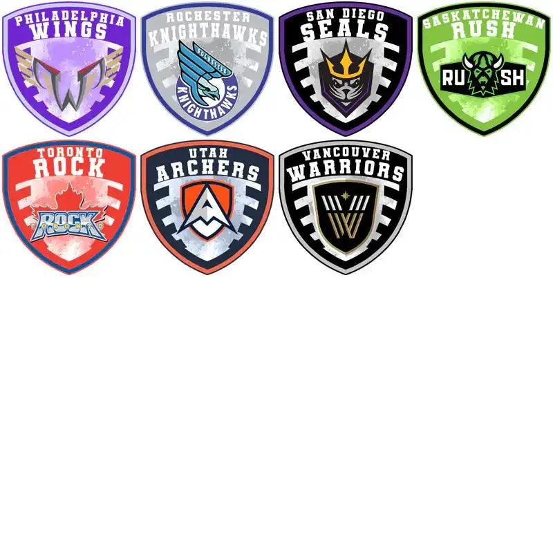 23 Lacrosse League Shield Logo Designs Bundle PNG