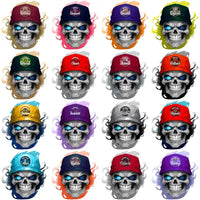 Load image into Gallery viewer, 23 Lacrosse League Smokin Skull Designs Bundle PNG
