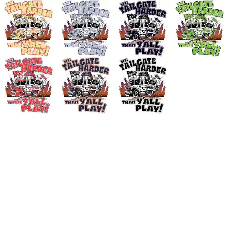 23 Lacrosse League Tailgate Bus Designs Bundle PNG