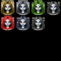 Load image into Gallery viewer, 23 Lacrosse League Zombie Girl Designs Bundle PNG
