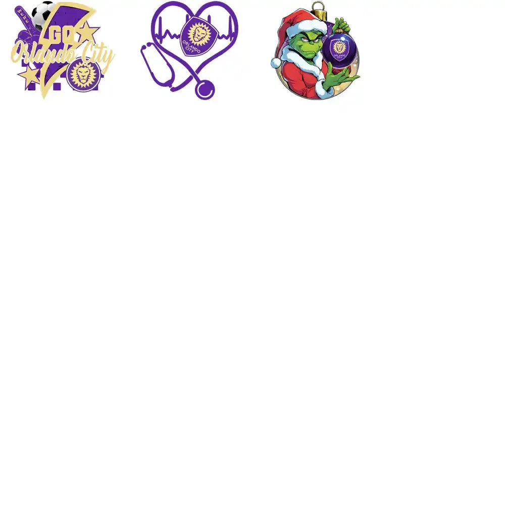 22 Orlando City SC Soccer Designs Bundle PNG