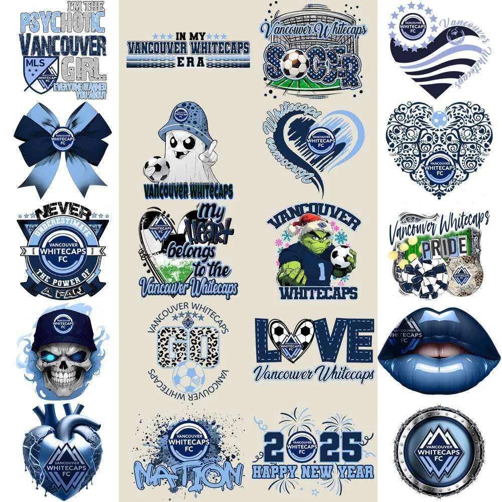 22 Vancouver Whitecaps Soccer Designs Bundle PNG