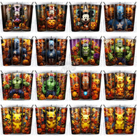 Load image into Gallery viewer, 230 3D Halloween Cartoon Tumbler Wrap Bundle Jpg
