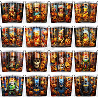 Load image into Gallery viewer, 230 3D Halloween Cartoon Tumbler Wrap Bundle Jpg
