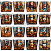 Load image into Gallery viewer, 230 3D Halloween Cartoon Tumbler Wrap Bundle Jpg
