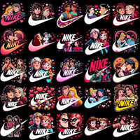 Load image into Gallery viewer, 230 Swoosh Valentines Day Cartoon Couples Designs Bundle Png
