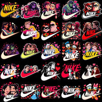 Load image into Gallery viewer, 230 Swoosh Valentines Day Cartoon Couples Designs Bundle Png
