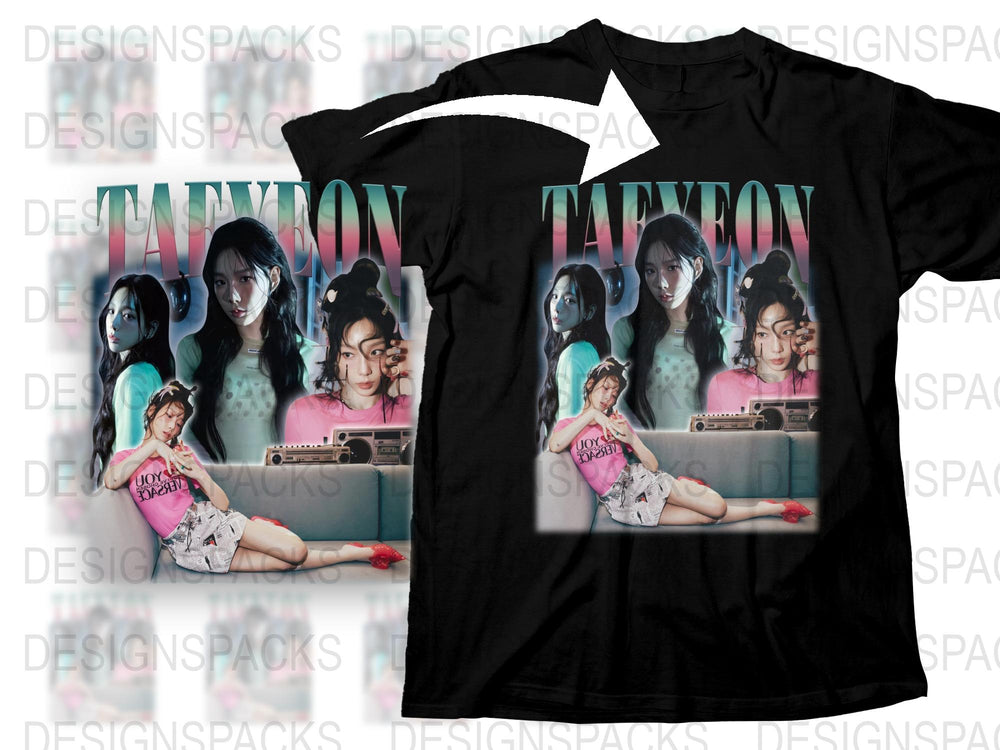 Women's Fashion T-Shirt with Retro Pop Art Print, Colorful Vintage Style, Casual Streetwear, Soft Cotton Material, Unique Graphic Tee