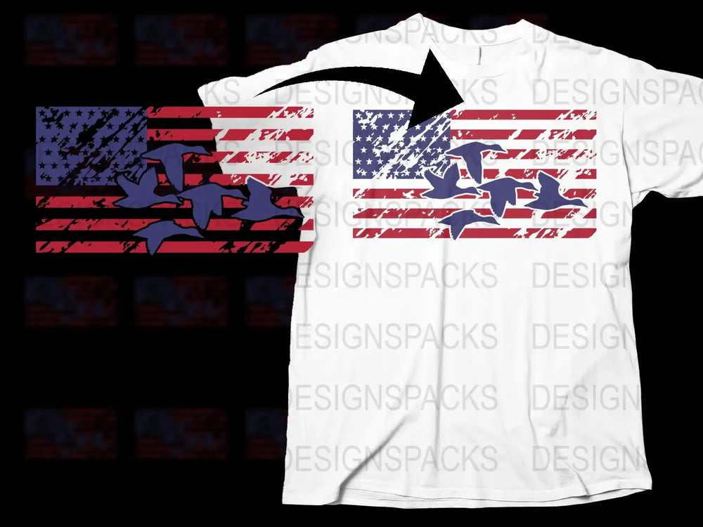 Distressed American Flag T-Shirt, Patriotic USA Flag Tee, 4th of July Shirt, Veterans Day, Memorial Day Top, Graphic Tee for Men and Women
