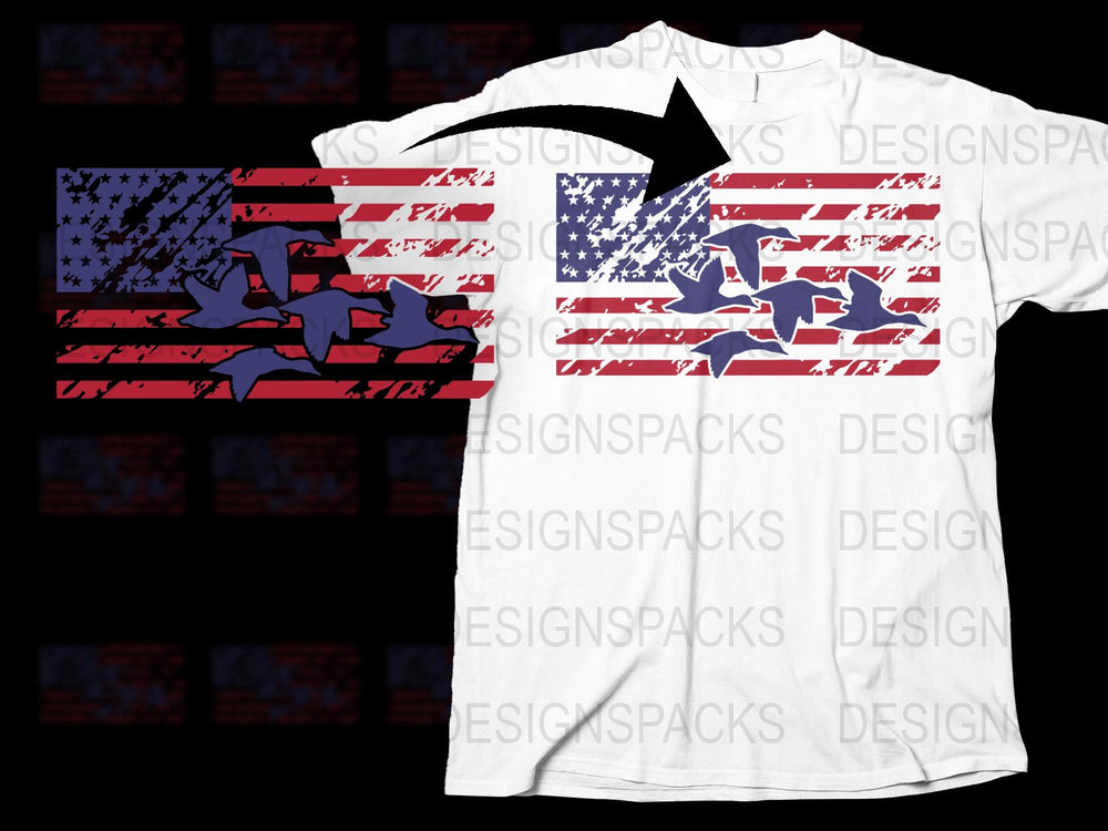 Distressed American Flag T-Shirt, Patriotic USA Flag Tee, 4th of July Shirt, Veterans Day, Memorial Day Top, Graphic Tee for Men and Women