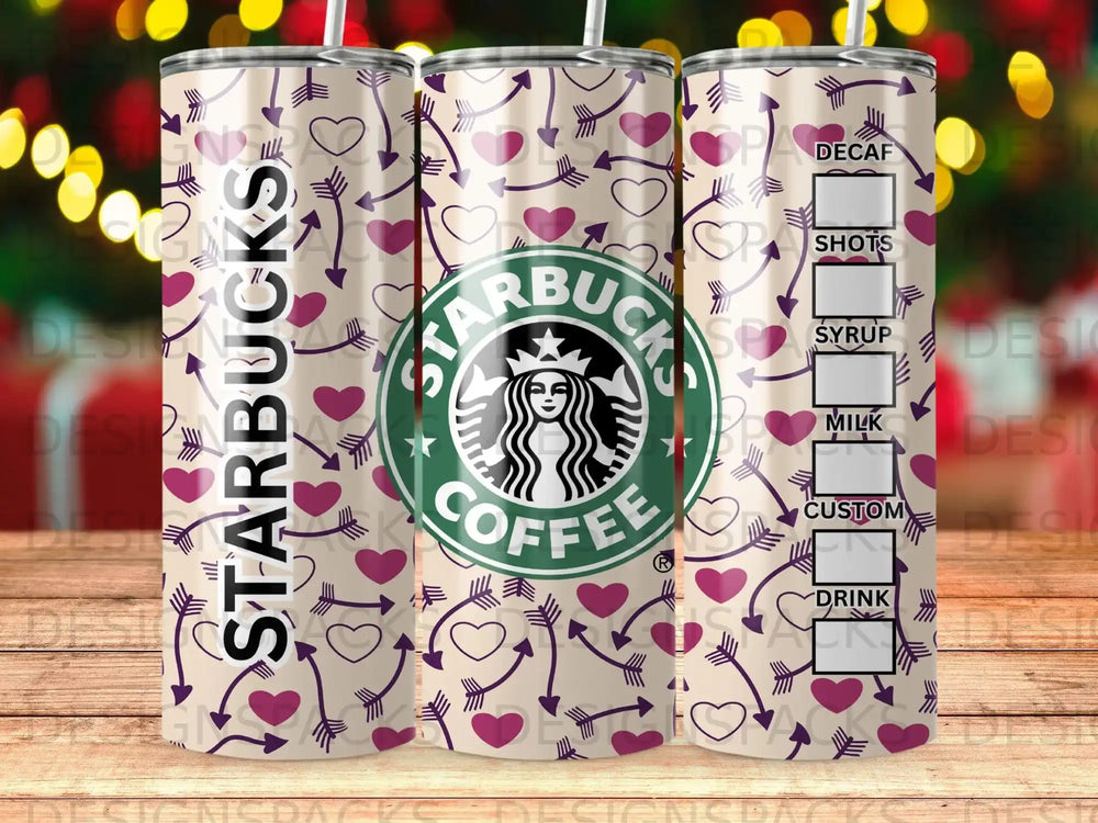 Starbucks Hearts Arrows Decaf Shots Syrup Milk Custom Drink product type