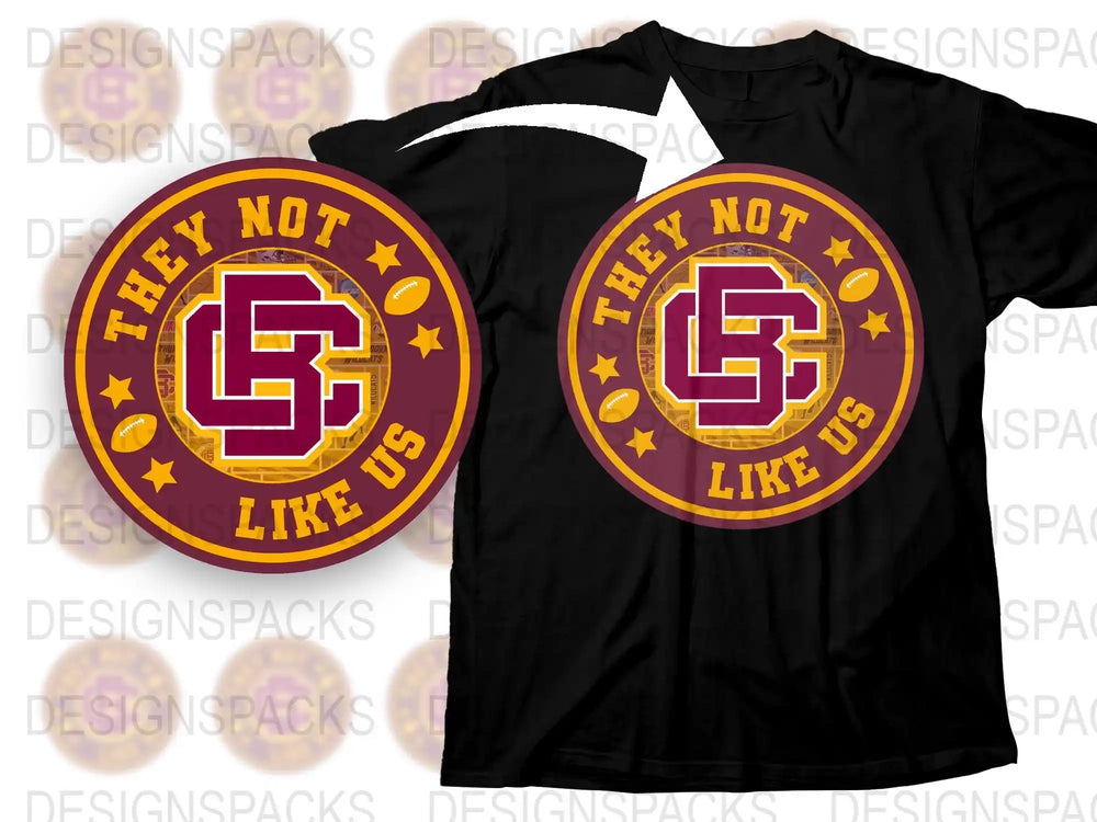 Trendy Black T-Shirt 'They Not Like Us' Logo, Urban Streetwear Graphic Tee, Unisex Fashion Top