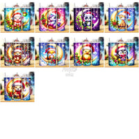 Load image into Gallery viewer, 24 Animals Moon Christmas Tumbler Wrap Bundle Jpg
