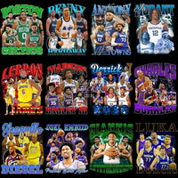 Load image into Gallery viewer, 24 Basketball Bootleg V1 Designs Bundle Png

