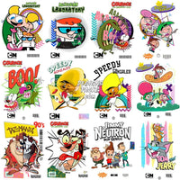 Load image into Gallery viewer, 24 Cartoons 90S Kids Classics Street Wear Designs Bundle Png
