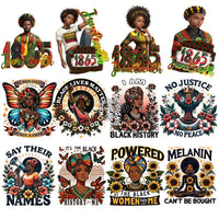 Load image into Gallery viewer, 24 Colorful Juneteenth Black History Designs Bundle Png
