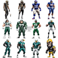 Load image into Gallery viewer, 24 Football Teams Mascots Designs Bundle Png + Psd
