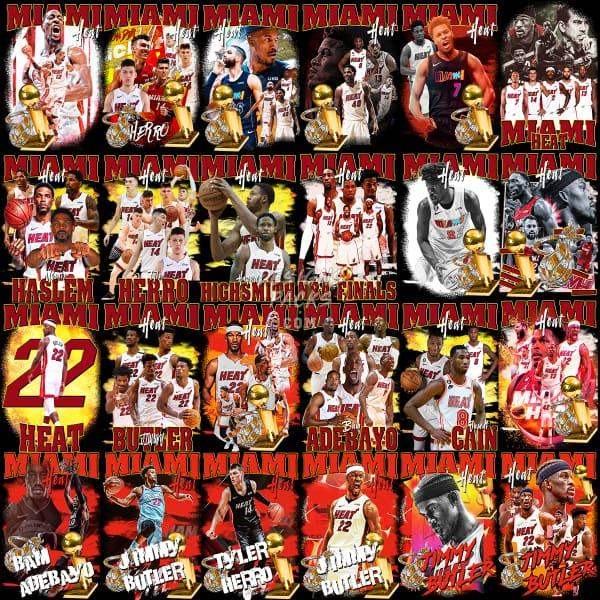 24 Miami Basketball Team Designs Bundle PNG DESIGNSPACKS