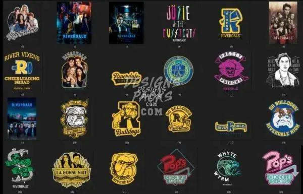 24 Serie Designs Bundle PNG