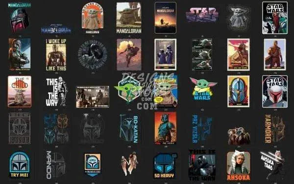 80 Series Designs Bundle PNG