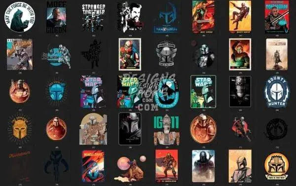 80 Series Designs Bundle PNG