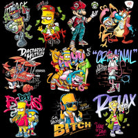 Load image into Gallery viewer, 24 Streetwear Cartoons Graffiti Designs Bundle PNG
