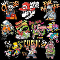 Load image into Gallery viewer, 24 Streetwear Cartoons Graffiti Designs Bundle PNG
