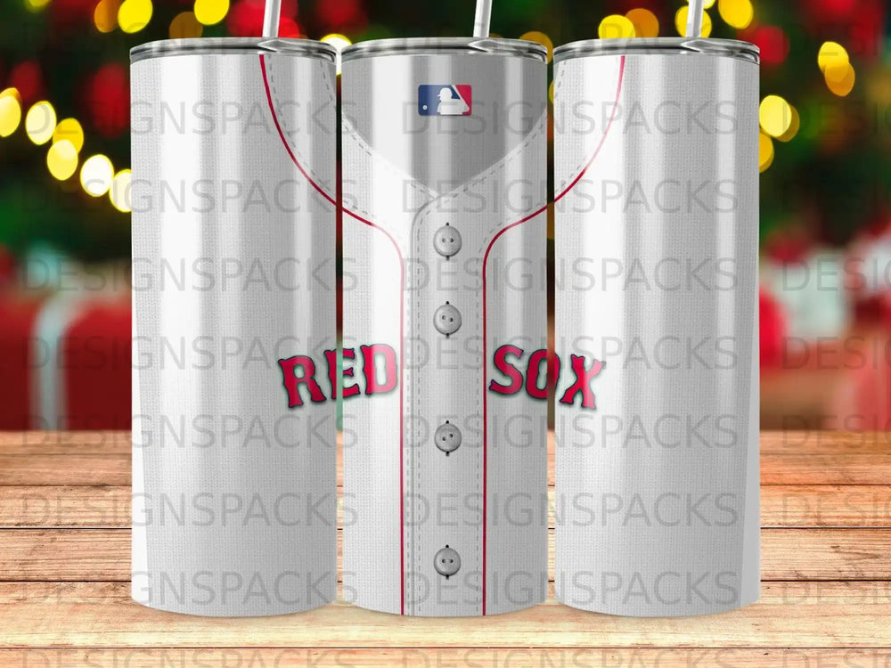 Red Sox MLB Baseball Jersey Design Tumbler product type