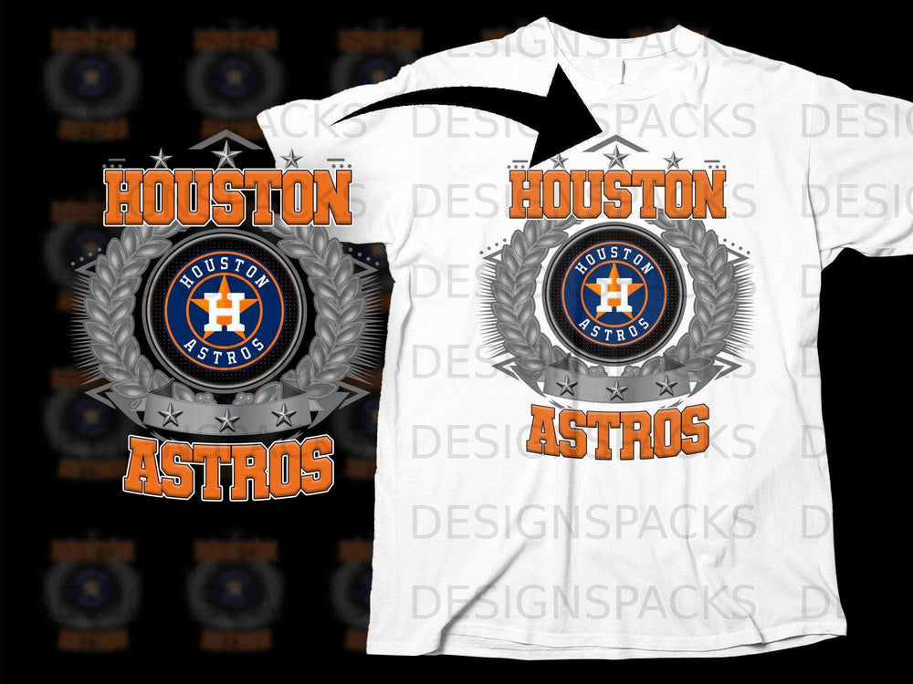 Houston Astros Crown and Laurel 2023 Team Fan Shirt